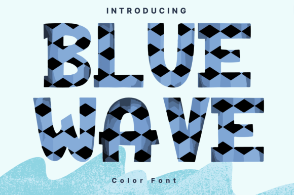 Blue Wave: A Creative Font That Brings Color to Your Projects