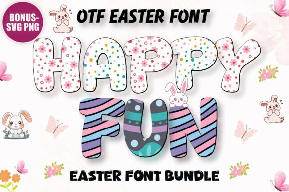 Celebrate Spring: The Ultimate Easter & Rainbow Font Collection