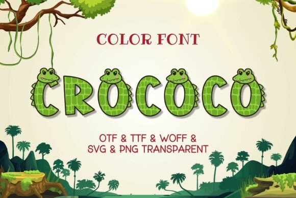 Crococo: A Playful Crocodile Font for Wild Design Projects