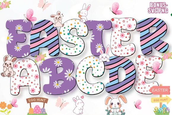 Designing Spring Magic: Your Guide to the Easter Alphabet Pack