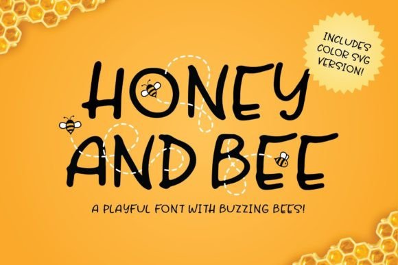 Honey and Bee: A Playful Font for Creative Projects