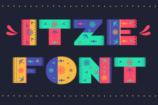Itze: A Colorful Typeface Rooted in Mexican Culture