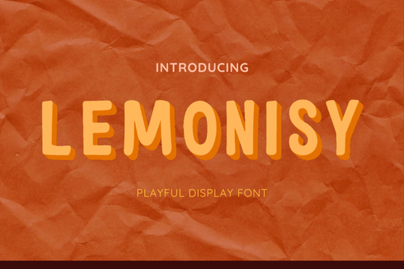 Lemonisy: A Playful Color Font for Creative Projects