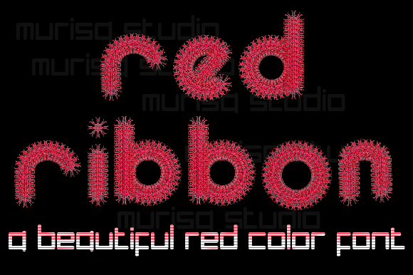 Red Ribbon: A Color Font That Brings Instant Energy to Your Projects