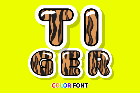 Tiger: A Playful Pattern Font for Standout Designs