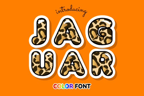 Unleashing Jaguar: A Color Font for Bold, Animal-Instinct Design
