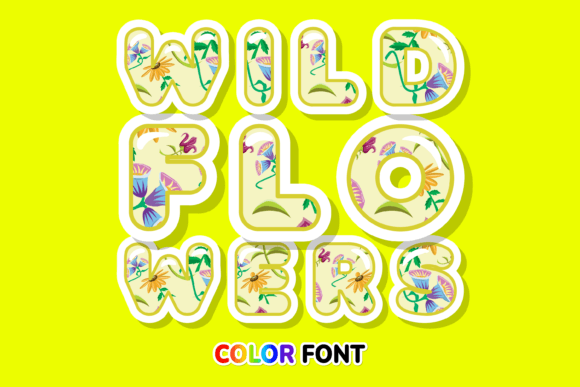 Wild Flowers: A Fresh Take on Color Typography
